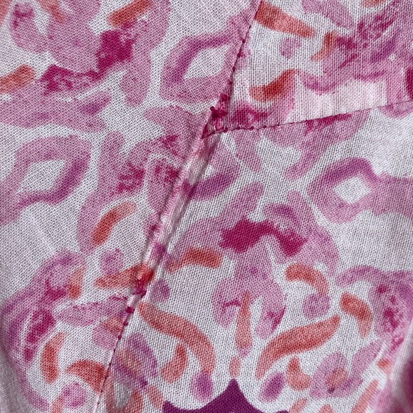 Vintage Only Necessities Floral Caftan Mumu House Dress Boho Pockets sz 22/24 - Picture 11 of 13